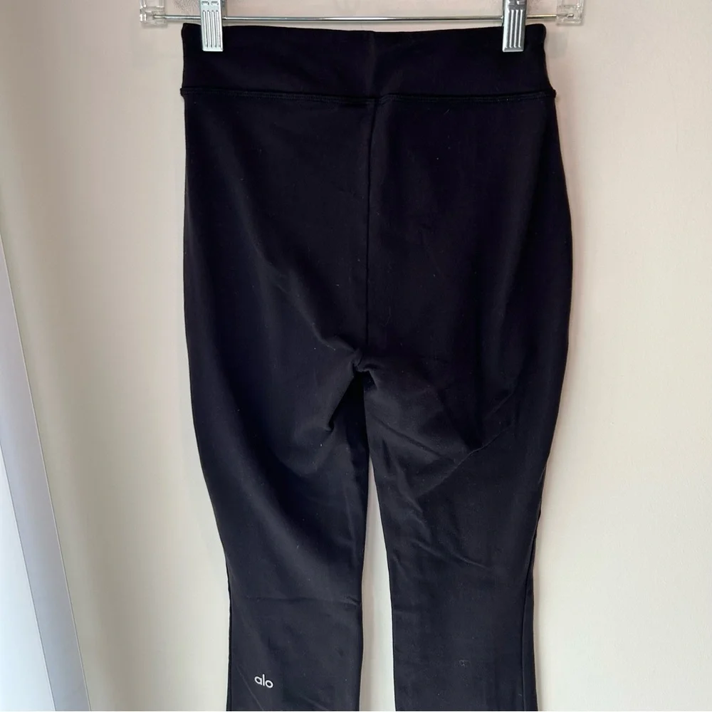 Alo Yoga Airbrush High-Waist Flutter Legging Black Size Extra Small